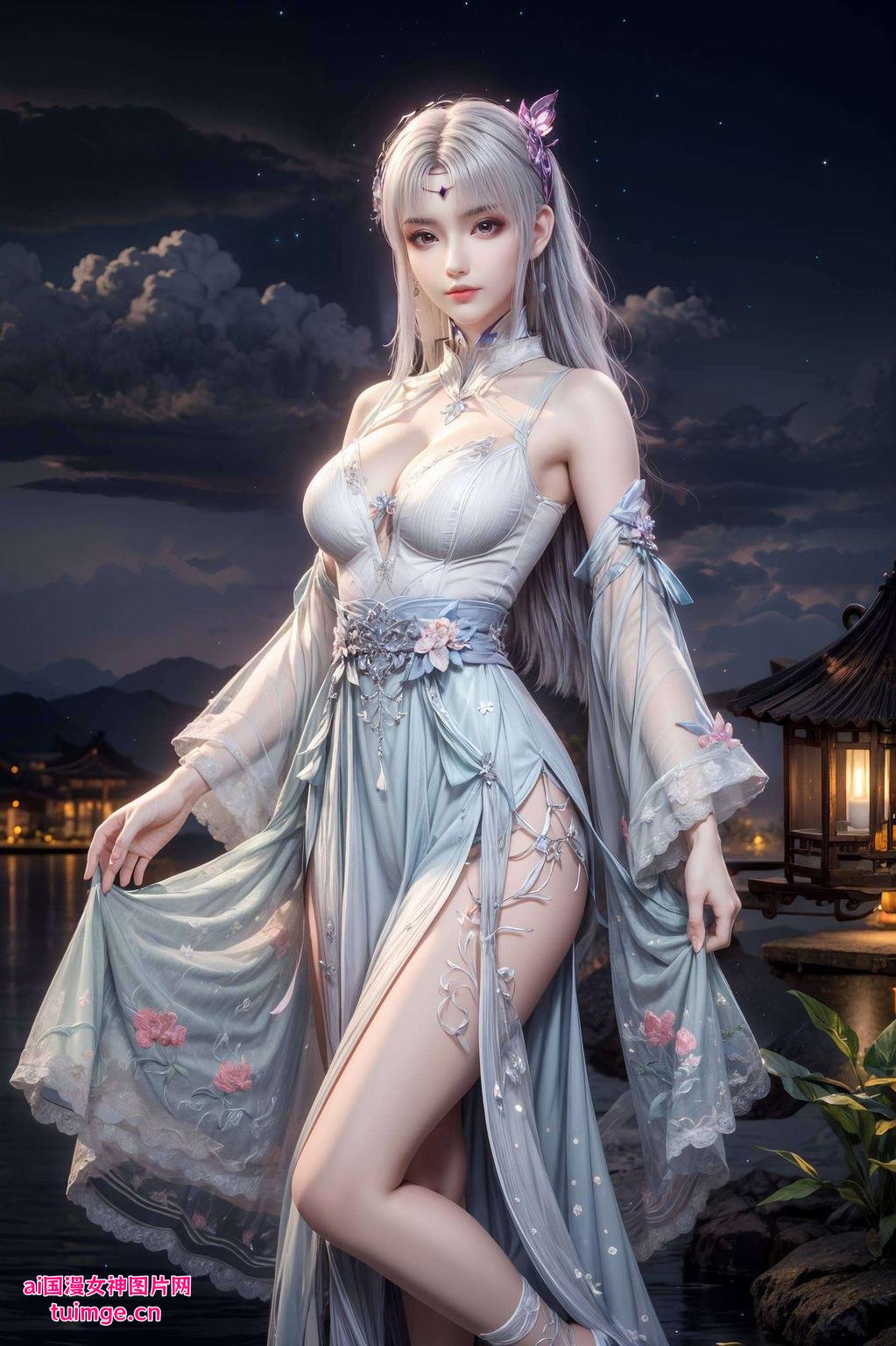 简洁风苹果壁纸高清小医仙背影