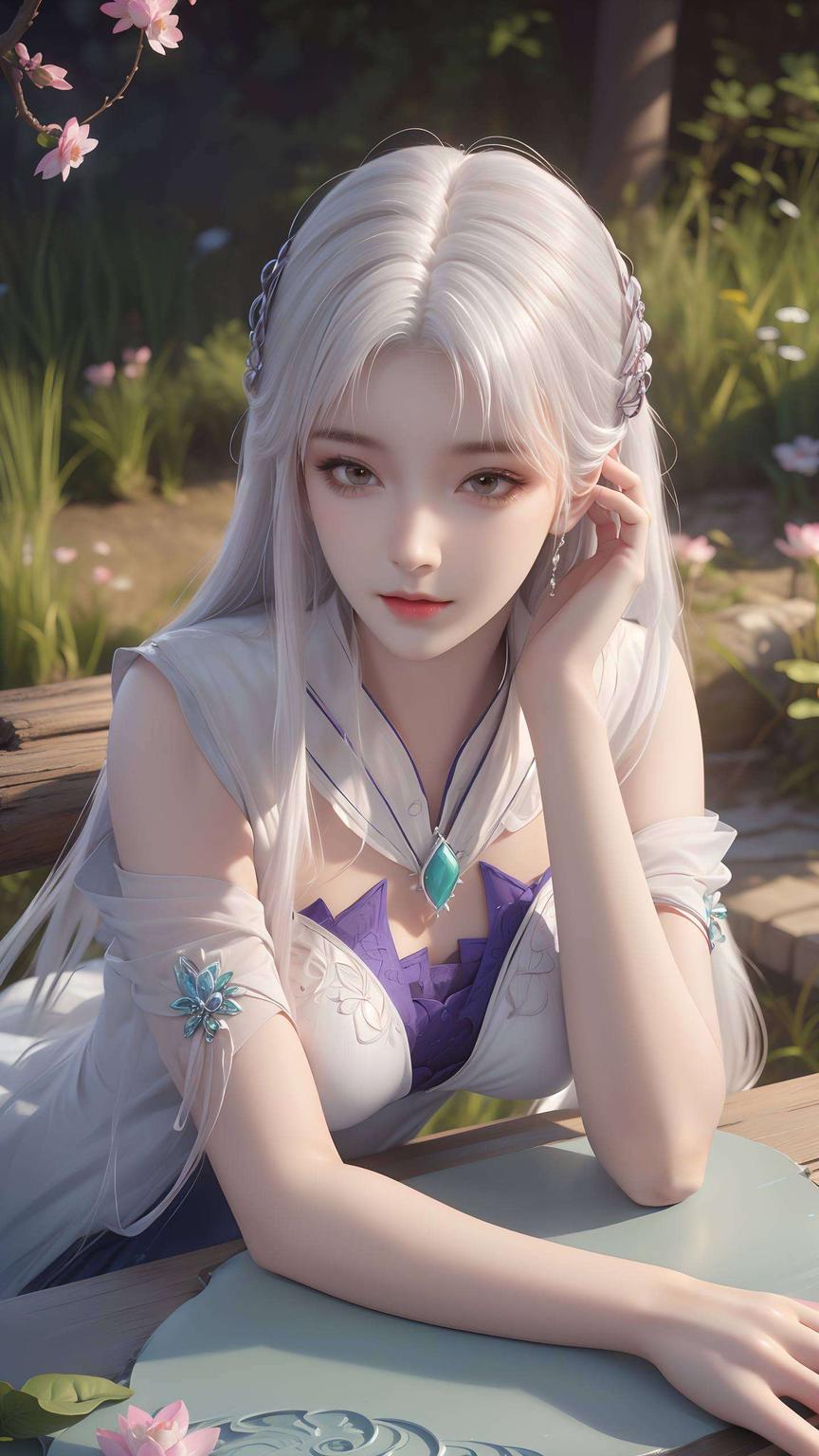 小医仙壁纸分享——这款高清小医仙壁纸细腻笔触描绘出古典美