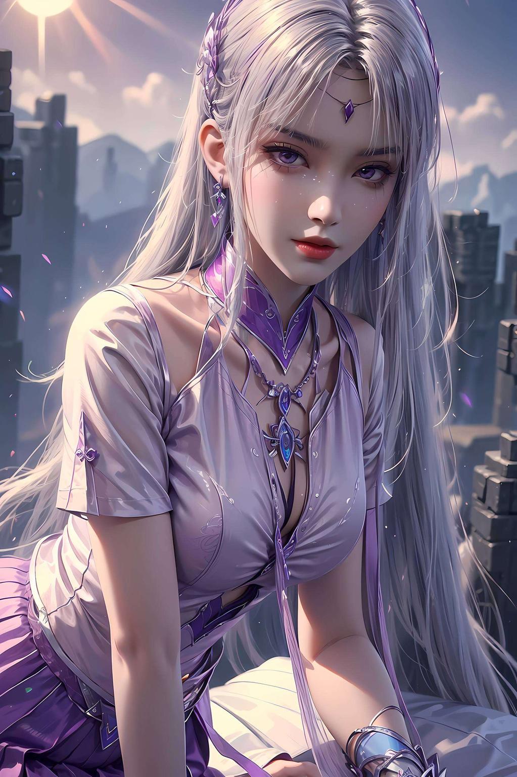 如穿越时空的仙子霸气外露
