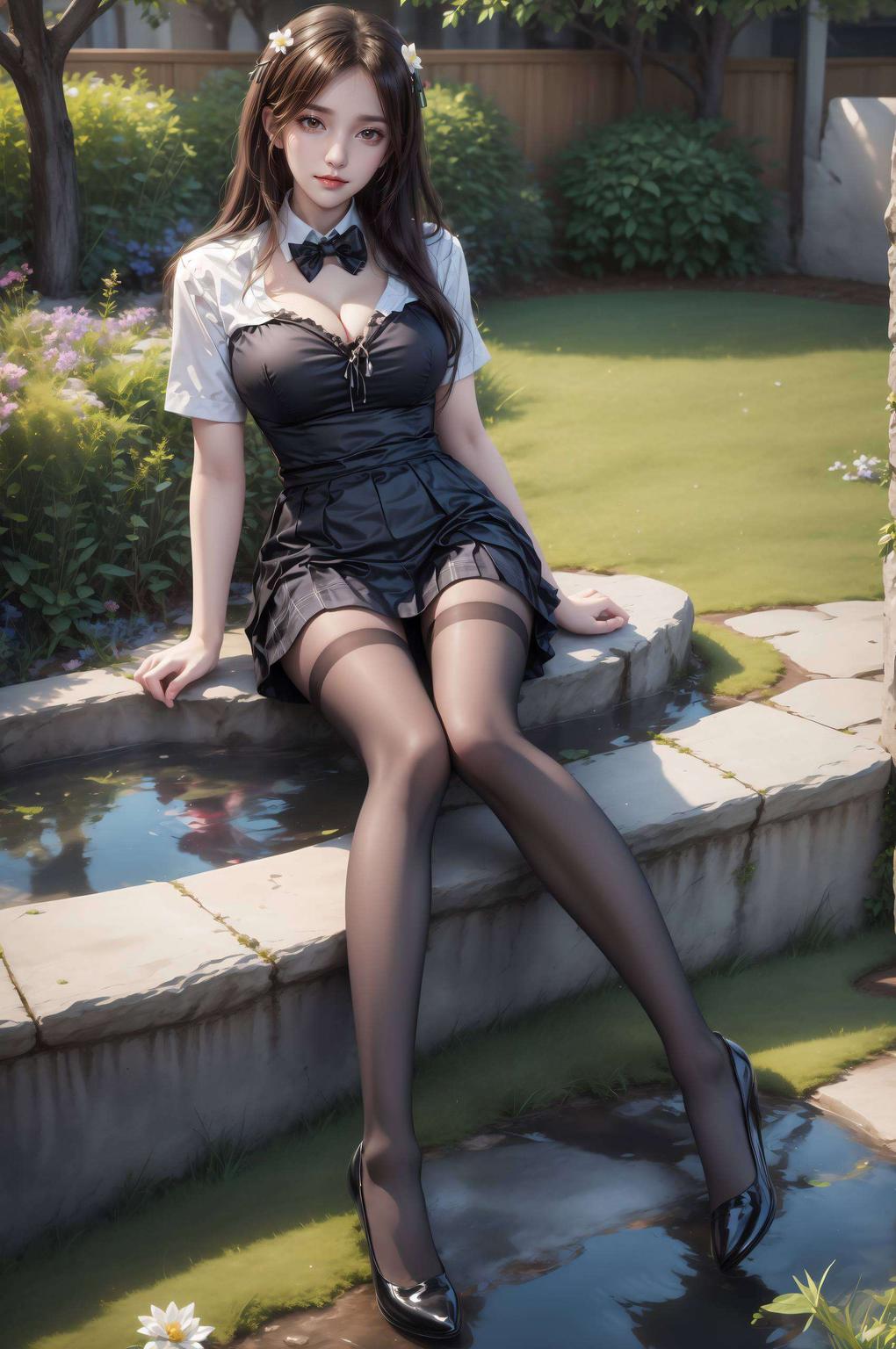 丰富的色彩是以徐欣为主角的精美插画