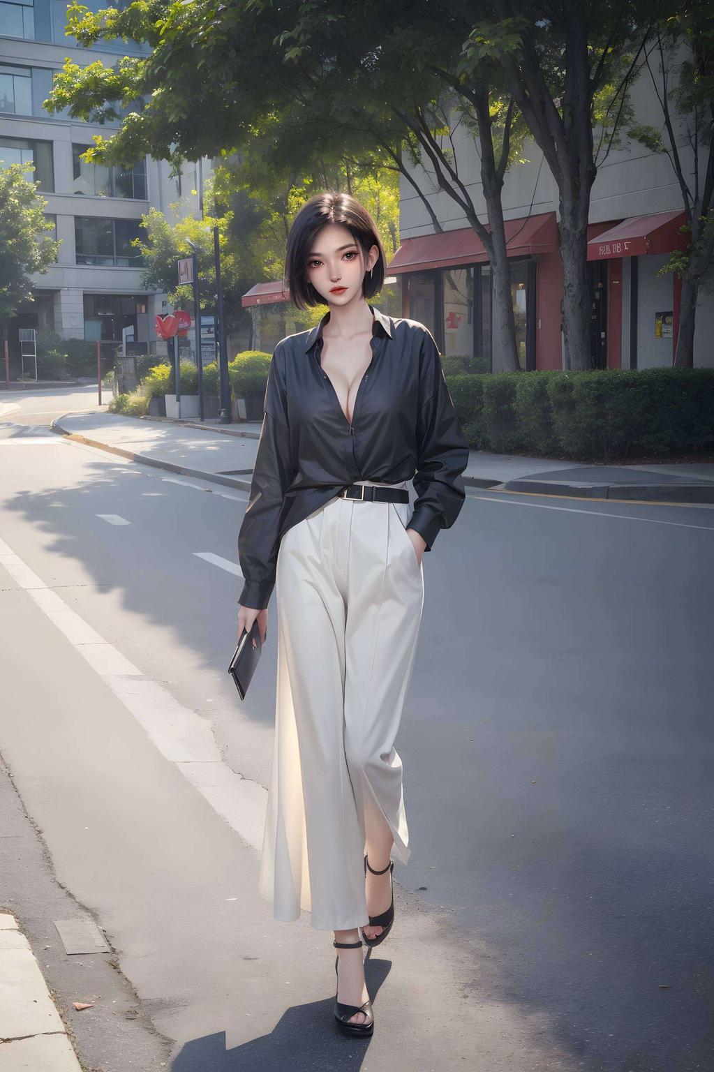 让你的手机瞬间变身文艺小清新今天给大家带来一款超美的iPhone桌面壁纸！杨小瑾的背影