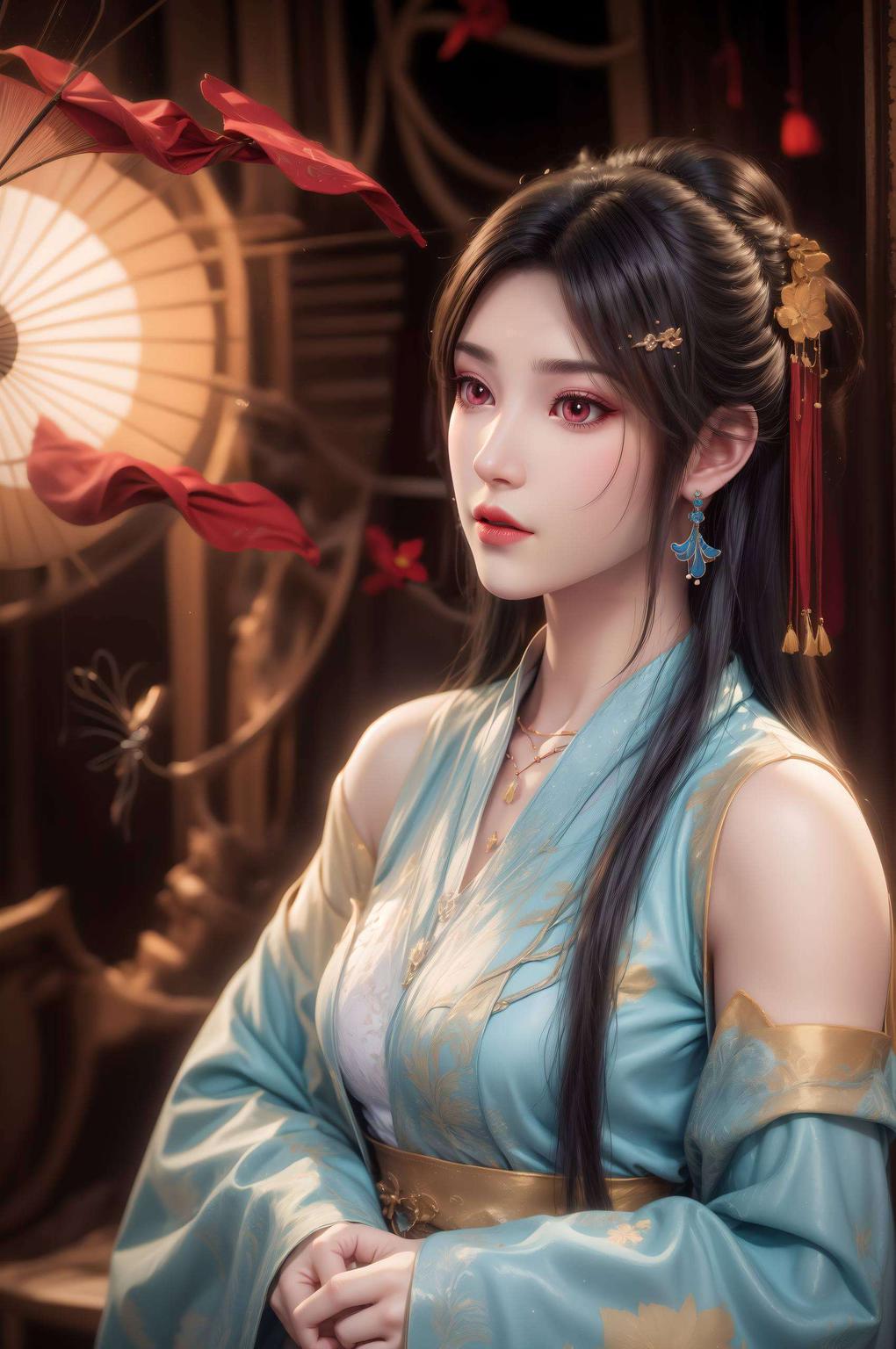 粉色背景更显青春活力画面温柔细腻