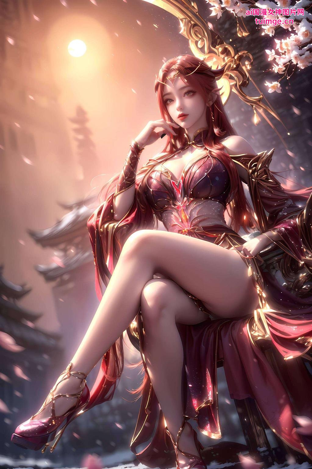妖夜壁纸真人AI国漫女神点亮iPad桌面！梦幻光影