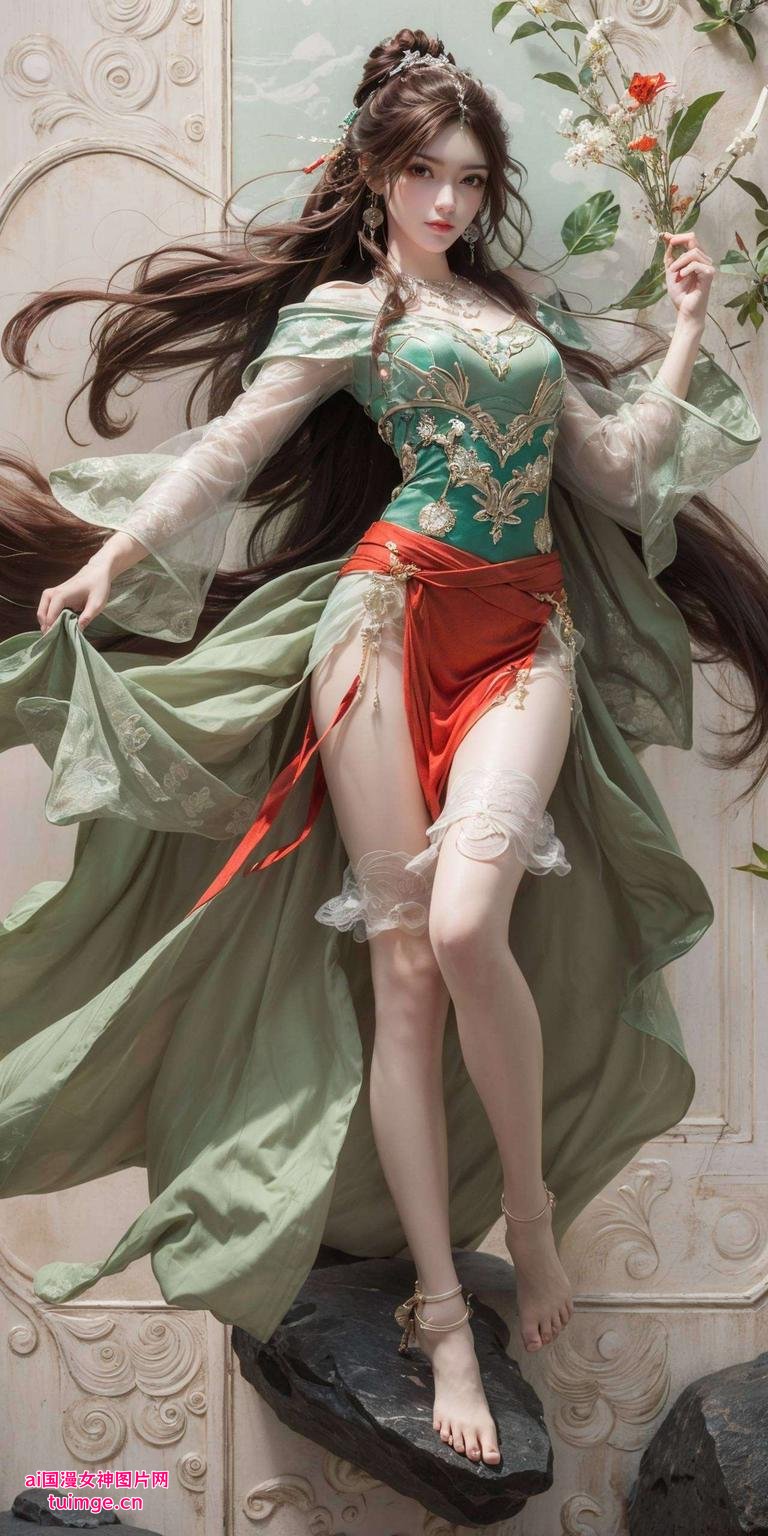 飘逸的仙姿细节满分