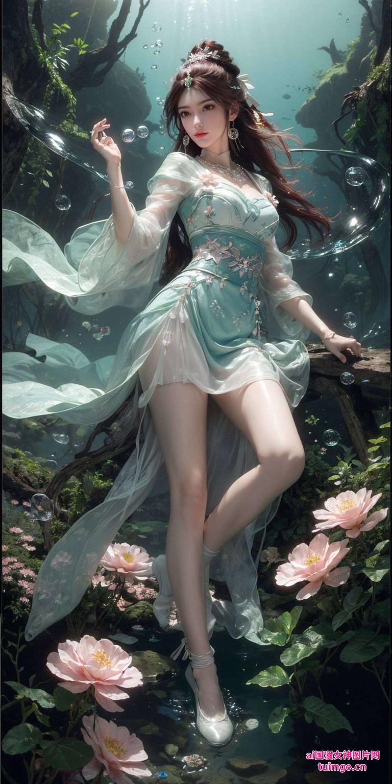 实况壁纸叶倾仙AI国漫女神风采尽显清新脱俗