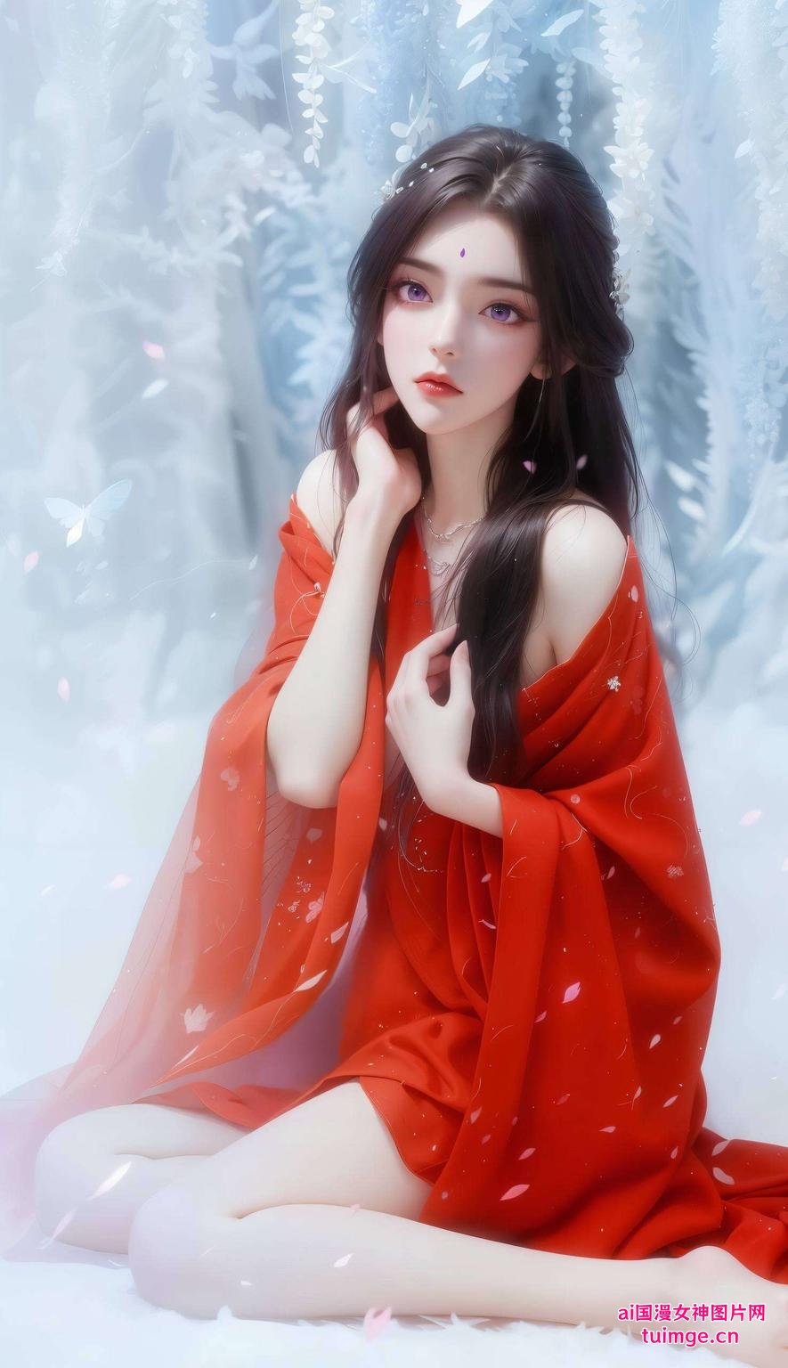 让月婵的唯美风采尽收眼底简直美得不像话！高清壁纸