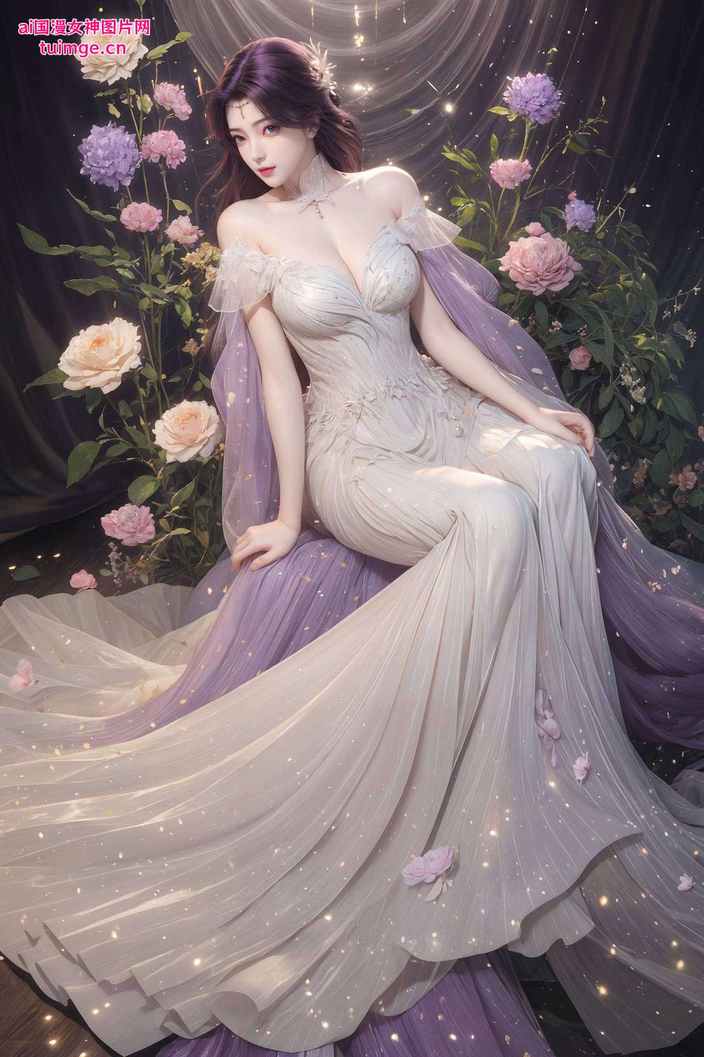 绘一抹清雅风华云曦全面屏壁纸