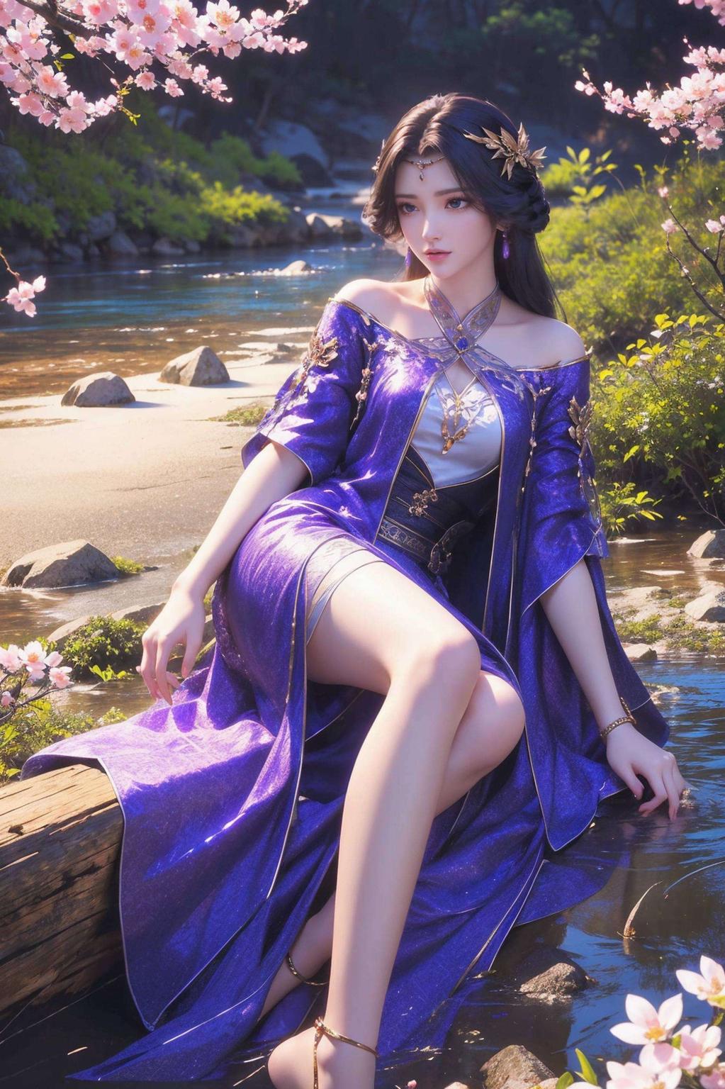 各位动漫迷们今天给大家带来一款超酷的iPhone动画壁纸！看这款国漫女神壁纸——云曦黑化