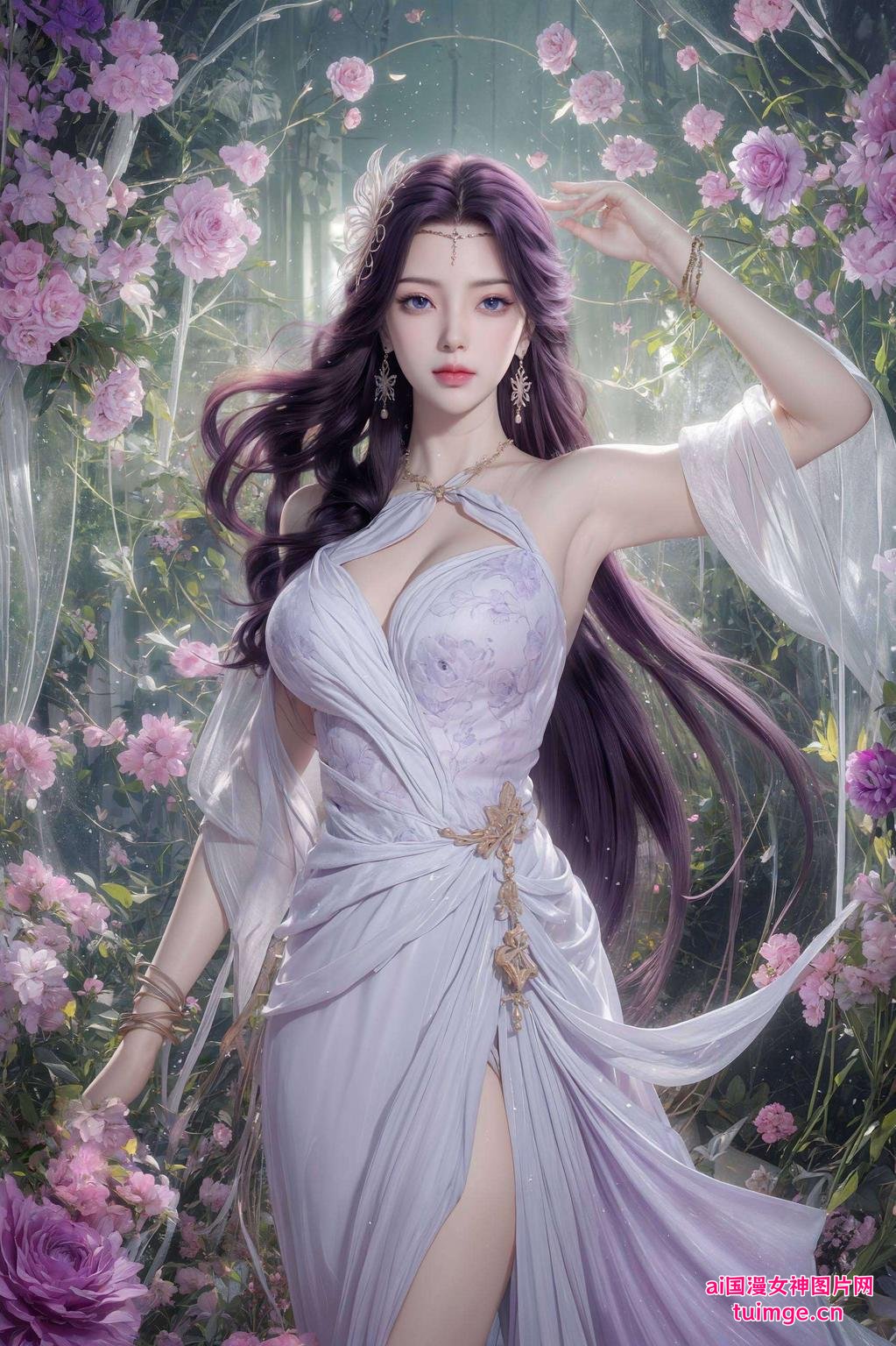 云曦之美美得让人心醉神迷