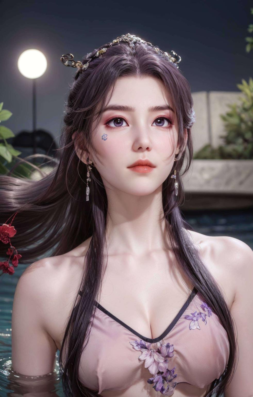 守护你的双眼带来视觉盛宴！看这AI国漫女神云霄