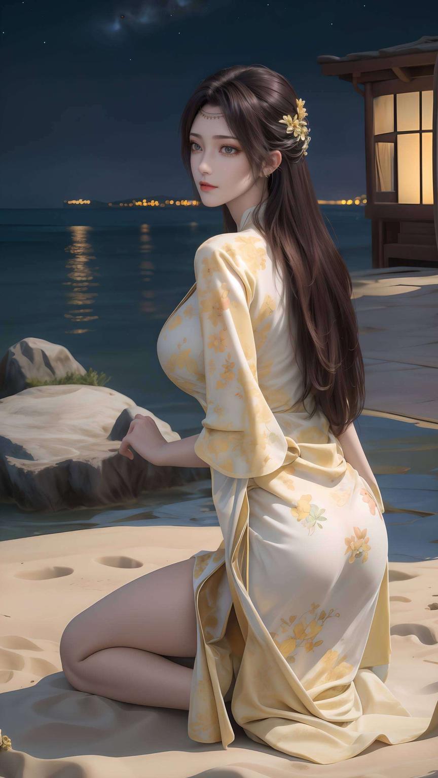 唯美呈现！画面中面容清新脱俗