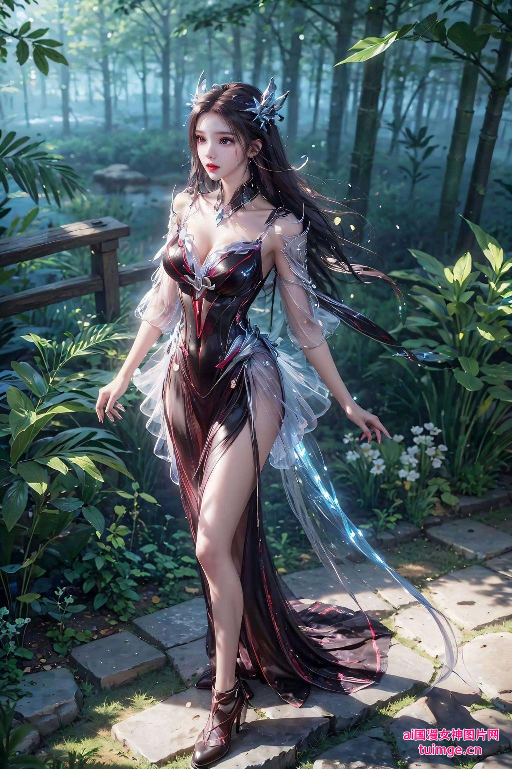 斗罗女神朱竹清清新动态壁纸来袭！一抹倩影