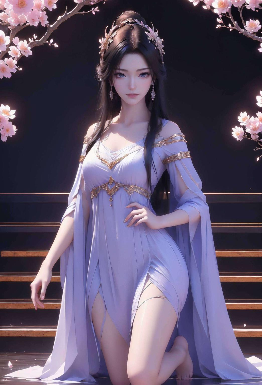 专为iPad宽屏设计看这紫灵壁纸