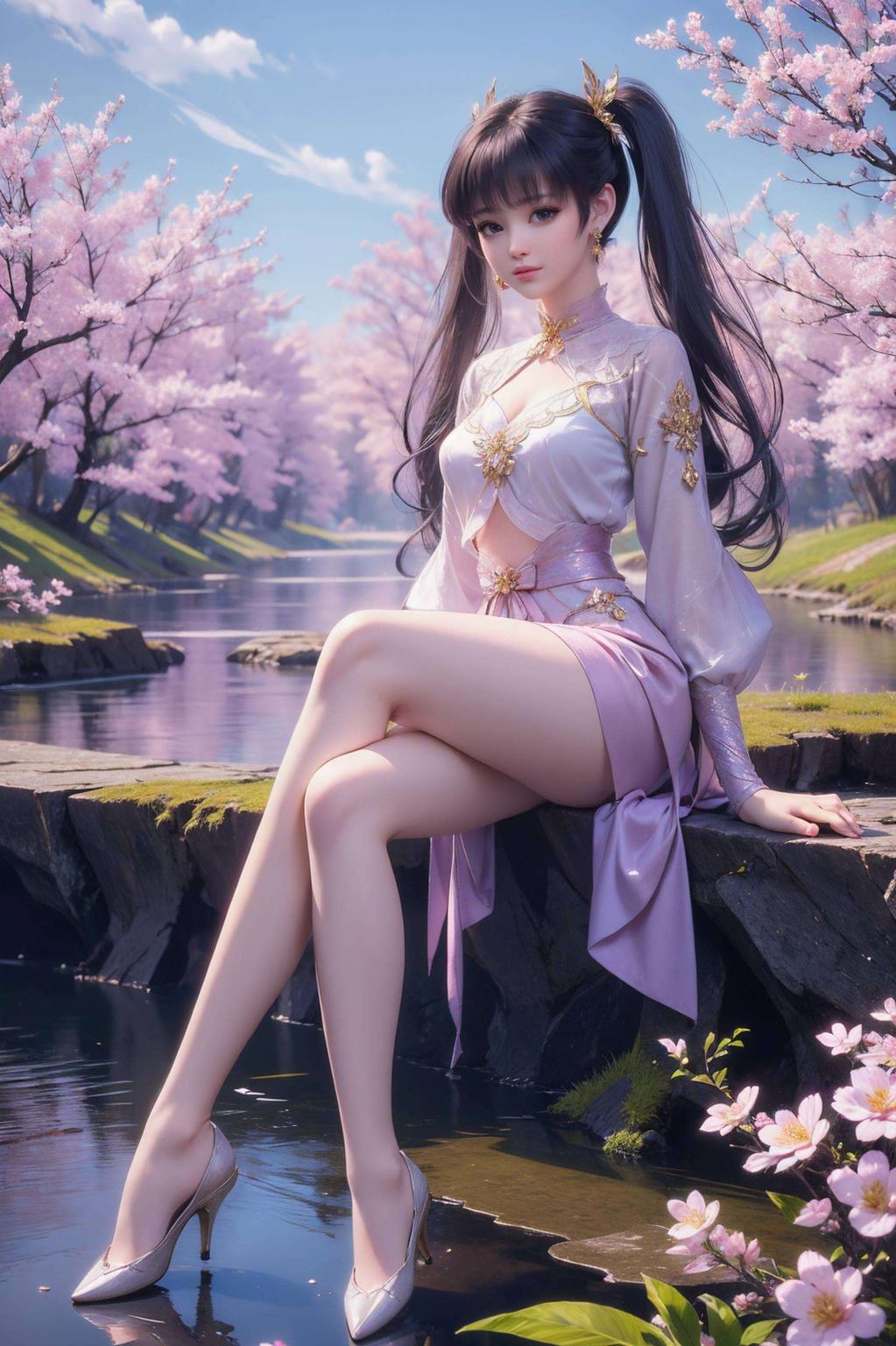 仿佛能闻到画中的花香呢！