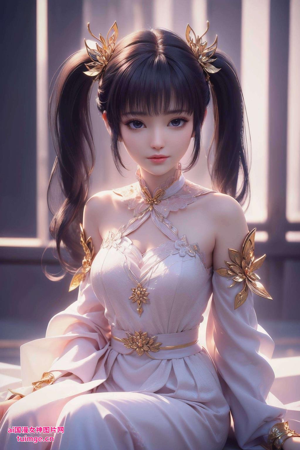 绿色极简风电脑锁屏也能美如画