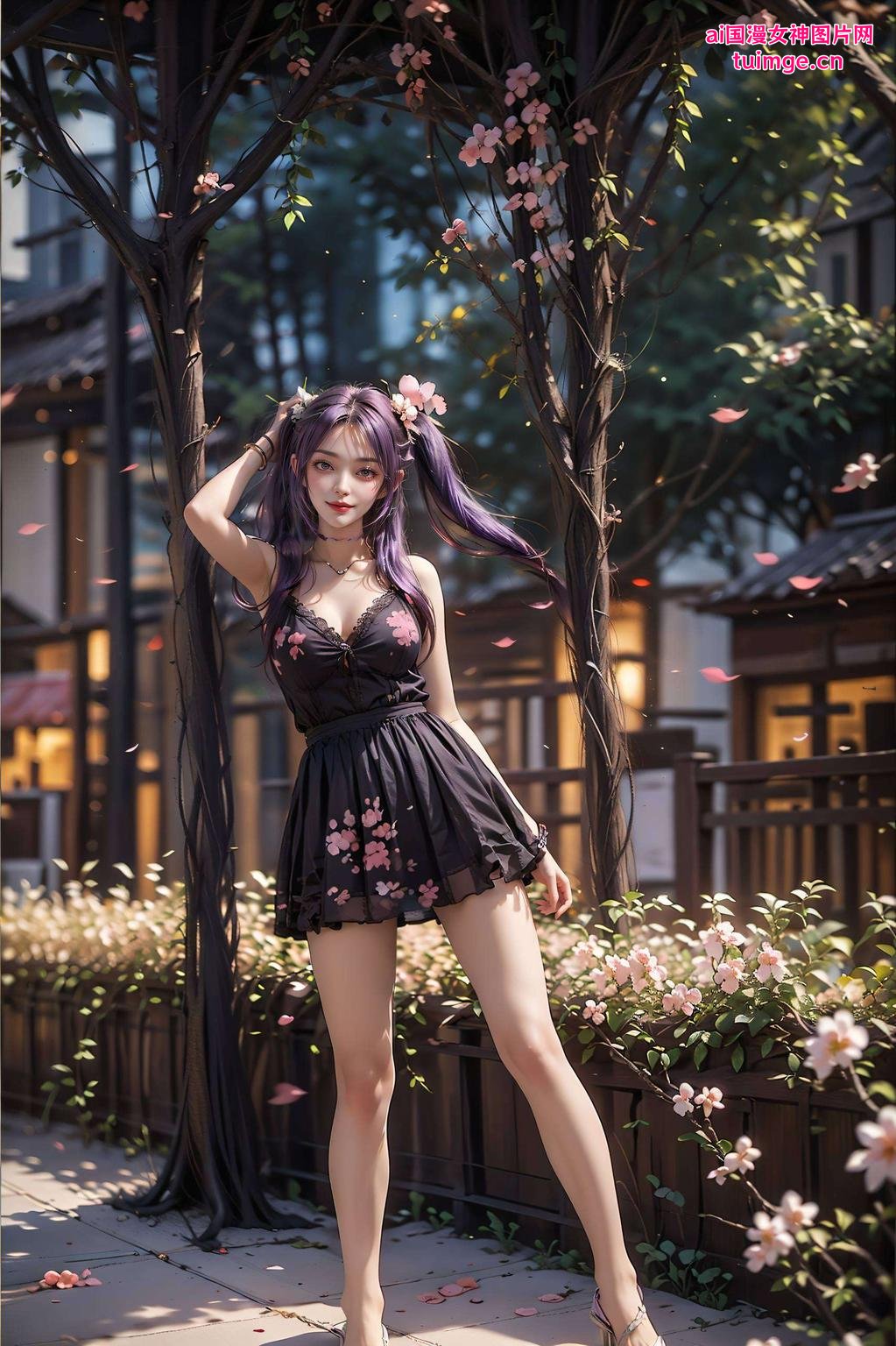 这款超还原精细的紫妍长大后动态锁屏壁纸画面细腻生动